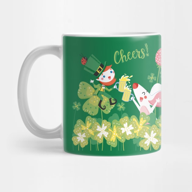 Saint Patrick Leprechaun by Angela Sbandelli Illustration and Design